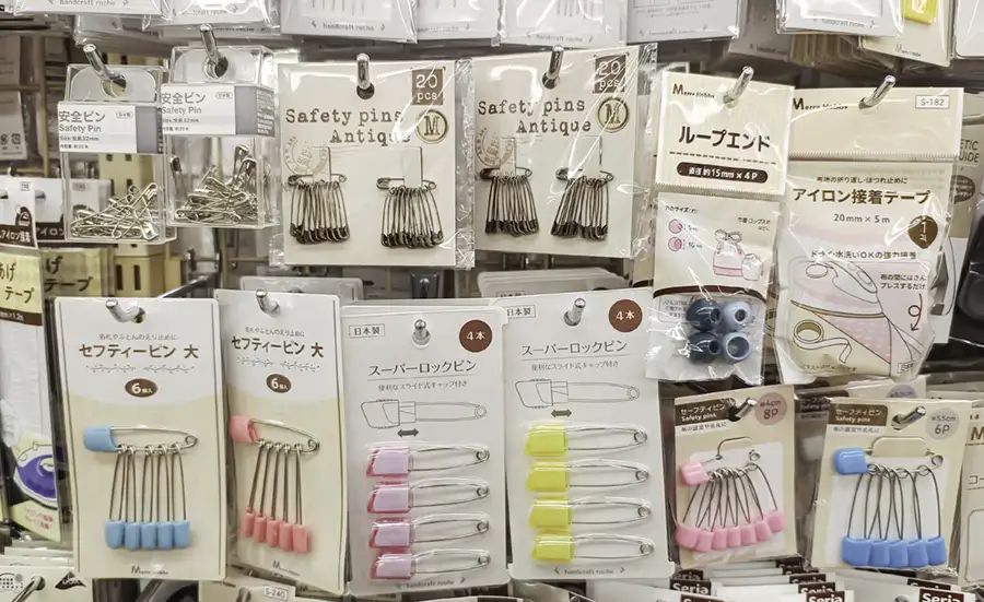 セリアの安全ピン