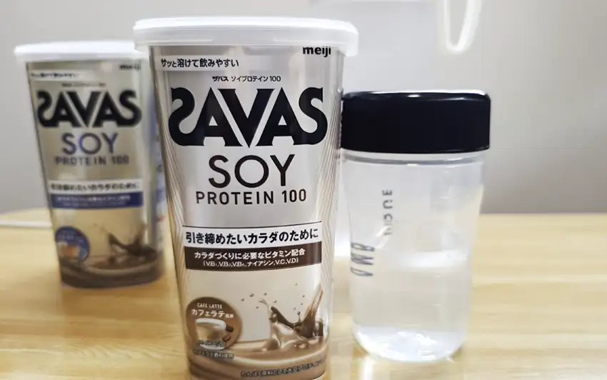 ザバスソイプロテイン　カフェラテ味の画像
